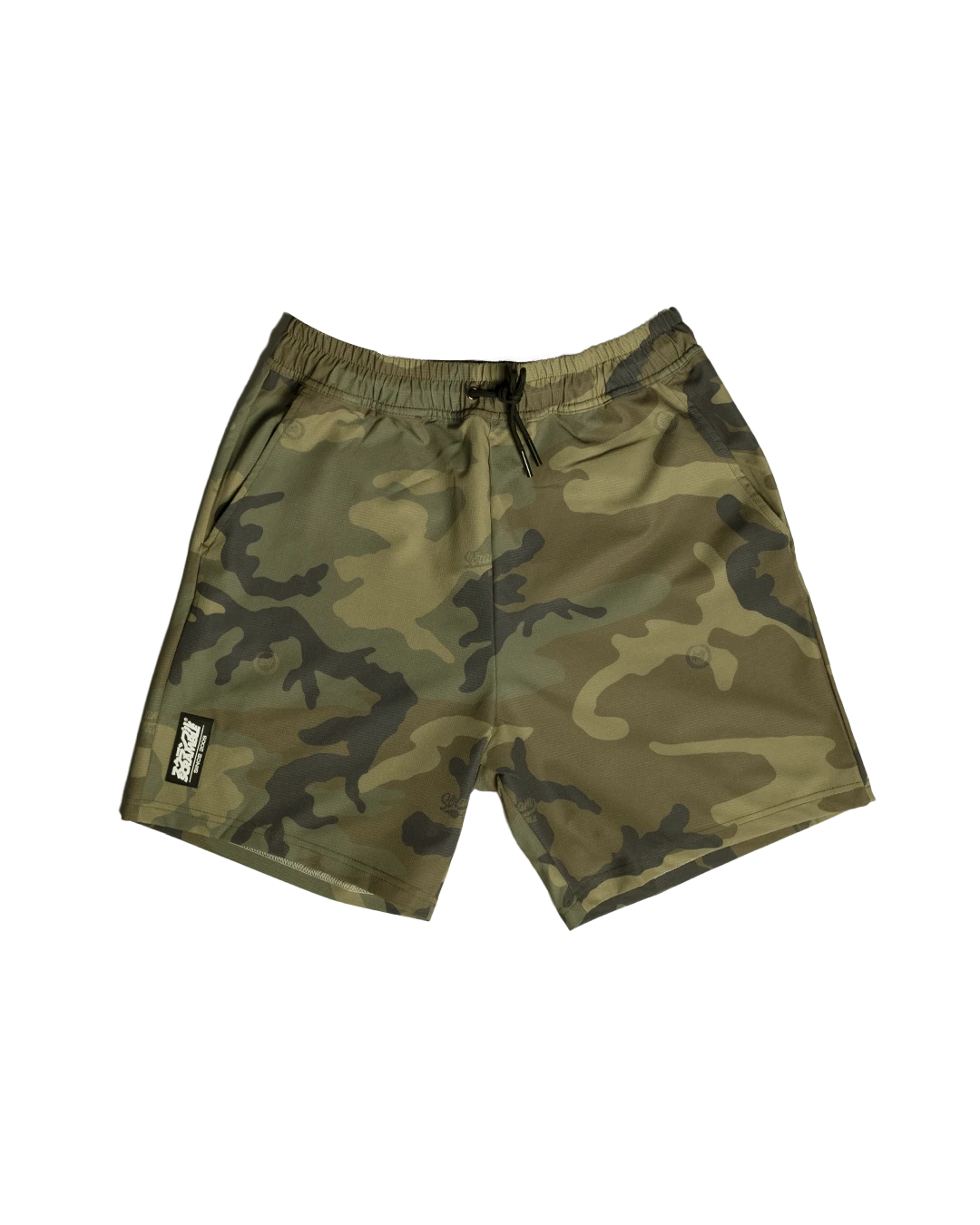 ACTIVE SHORTS - WOODLAND CAMO