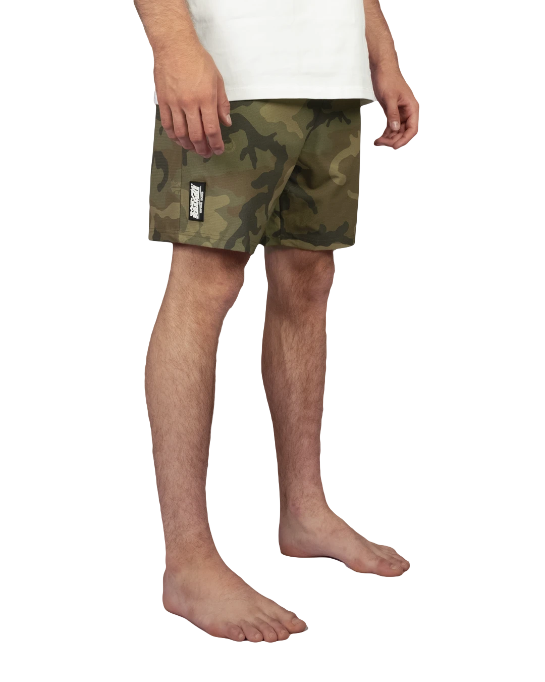 ACTIVE SHORTS - WOODLAND CAMO