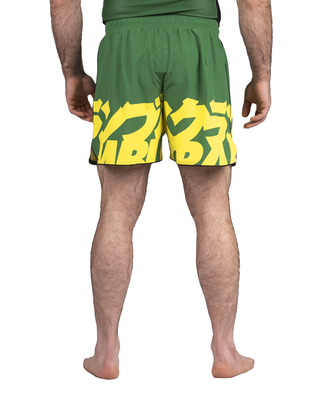 BAKA GRAPPLING SHORTS - GREEN&GOLD