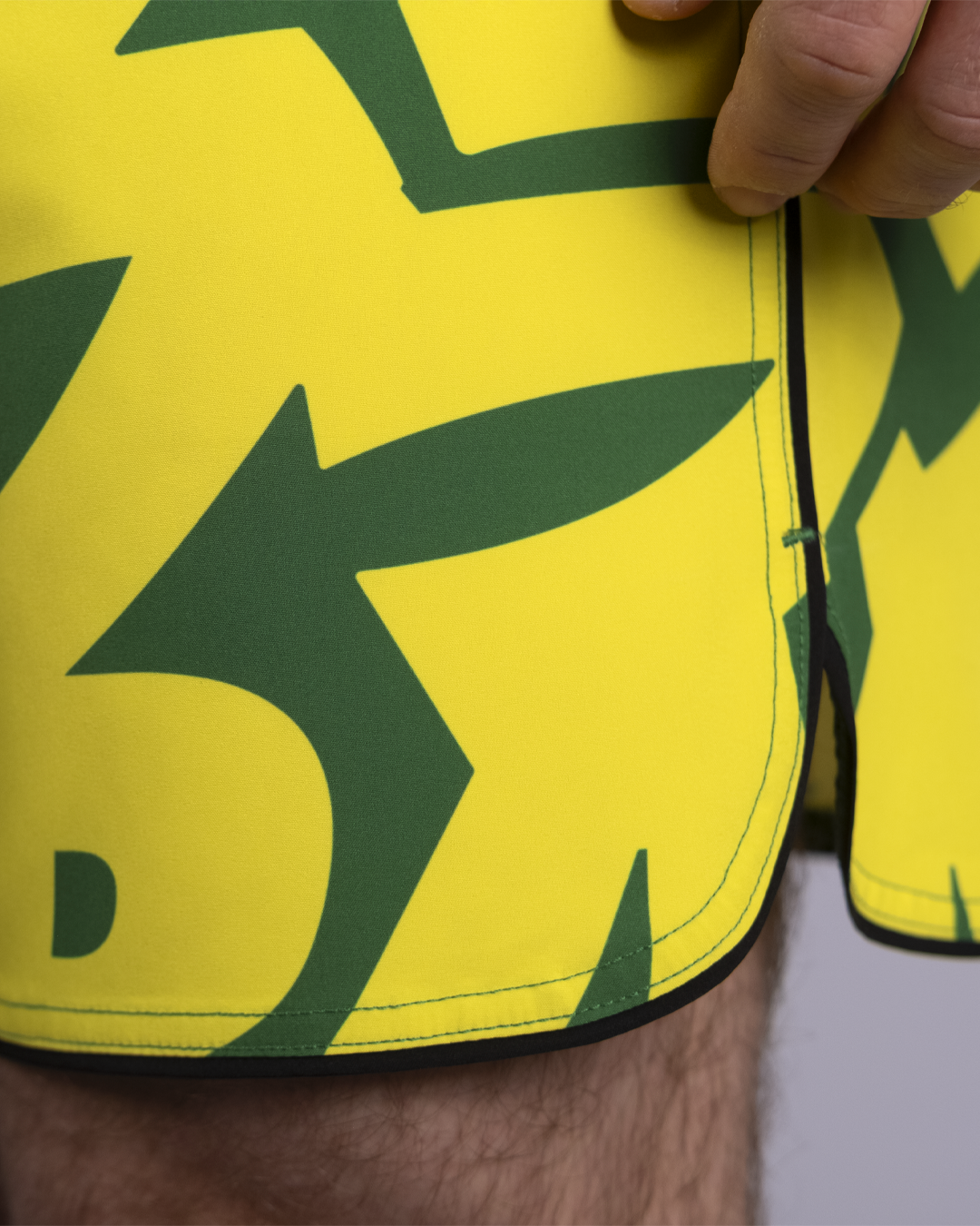 BAKA GRAPPLING SHORTS - GREEN&GOLD