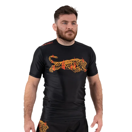 BURNING TIGER RASHGUARD