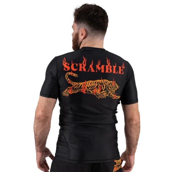 BURNING TIGER RASHGUARD