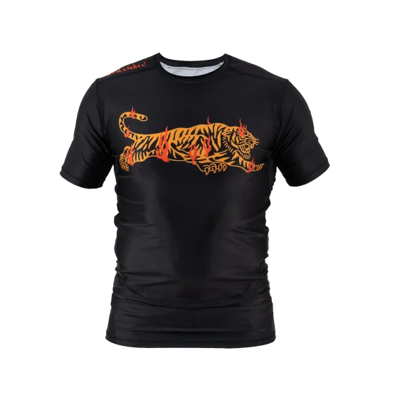 BURNING TIGER RASHGUARD