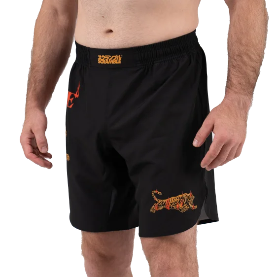 BURNING TIGER GRAPPLING SHORTS