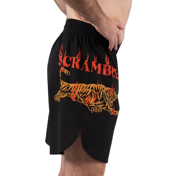 BURNING TIGER GRAPPLING SHORTS