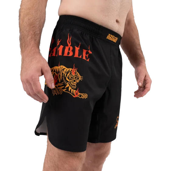 BURNING TIGER GRAPPLING SHORTS