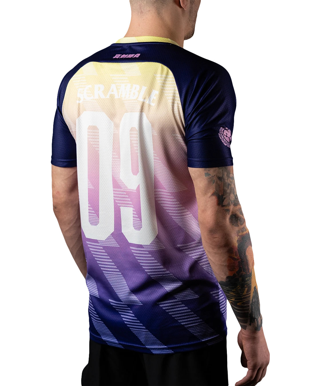 DORAI TRAINING TOP - PURPLE/YELLOW