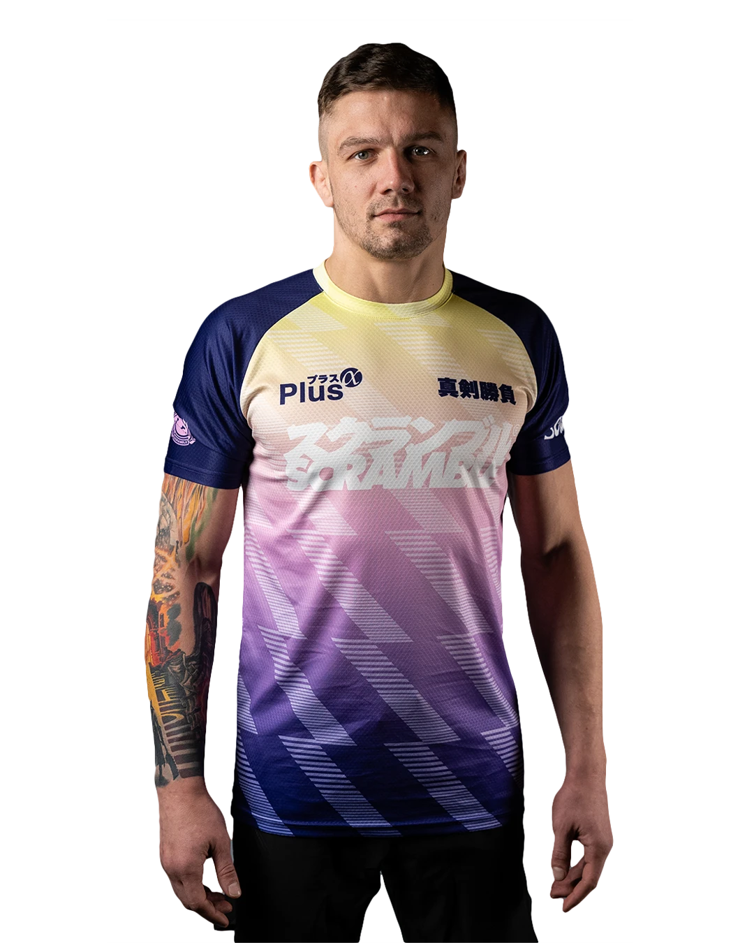 DORAI TRAINING TOP - PURPLE/YELLOW