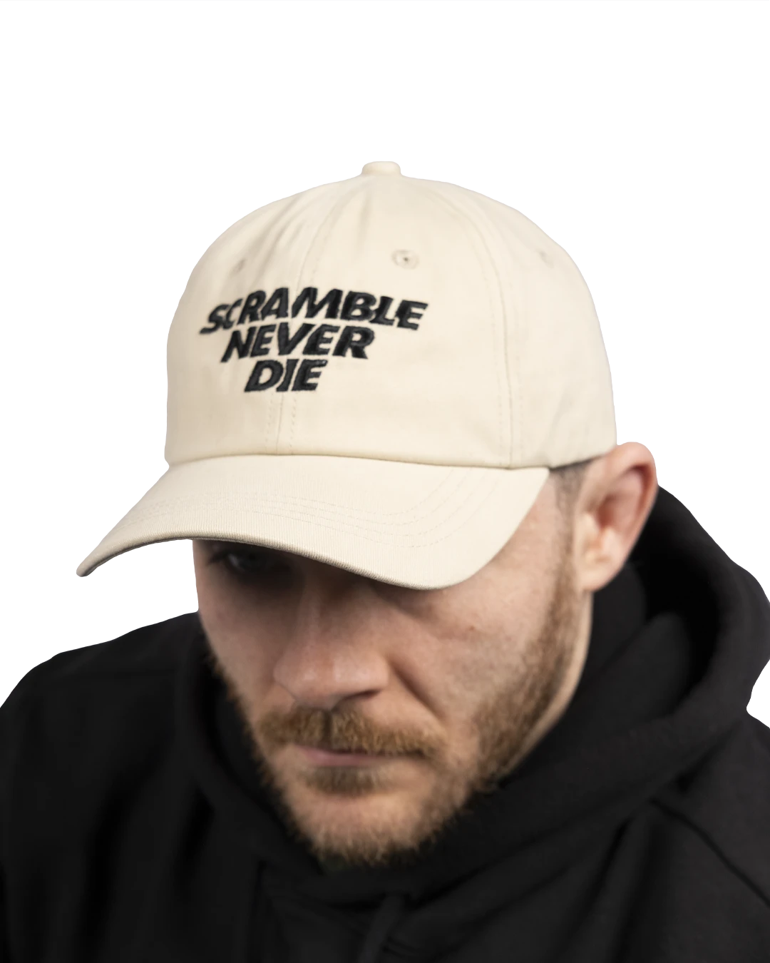 SCRAMBLE NEVER DIE DAD HAT
