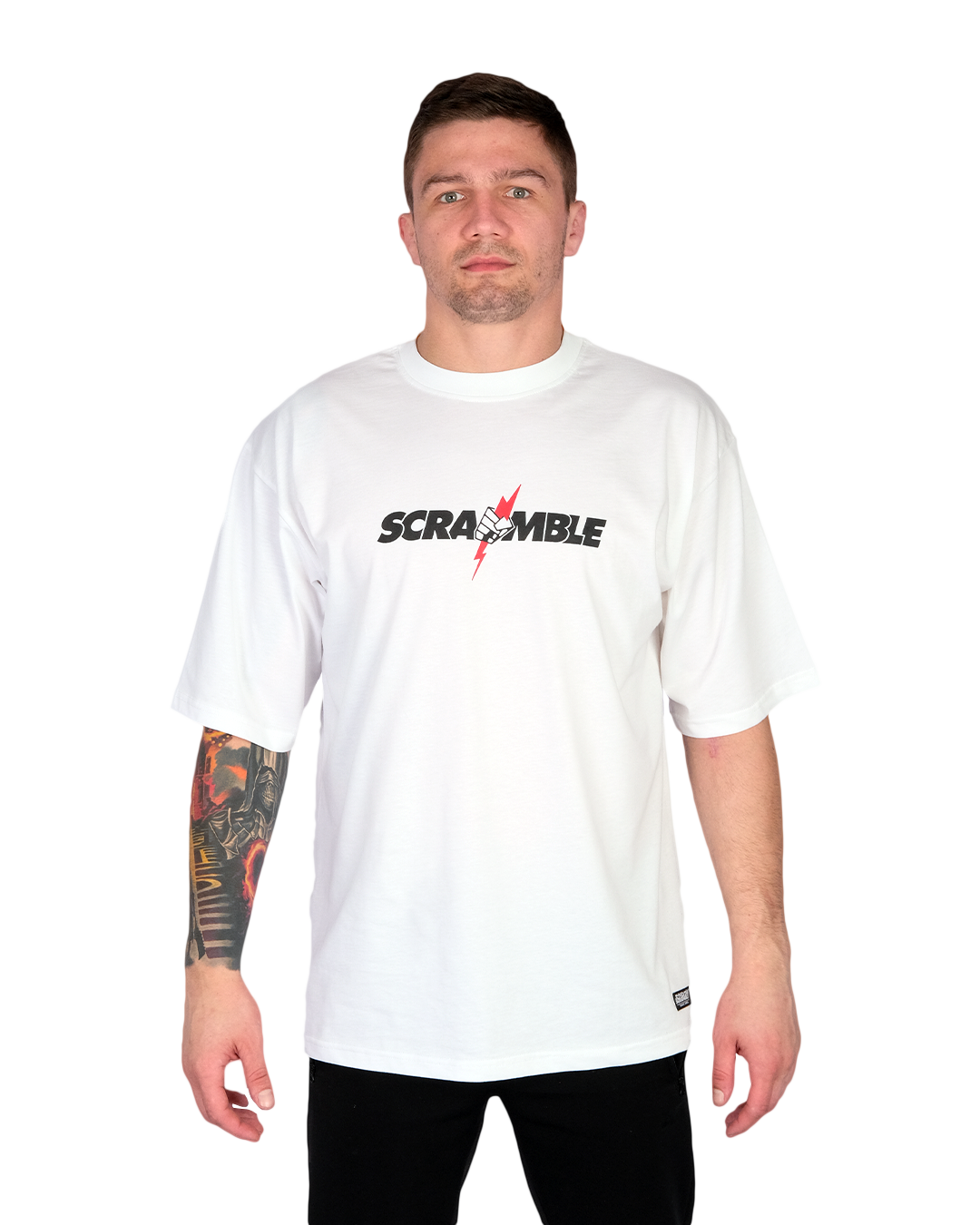 SCRAMBLE NEVER DIE TEE - WHITE
