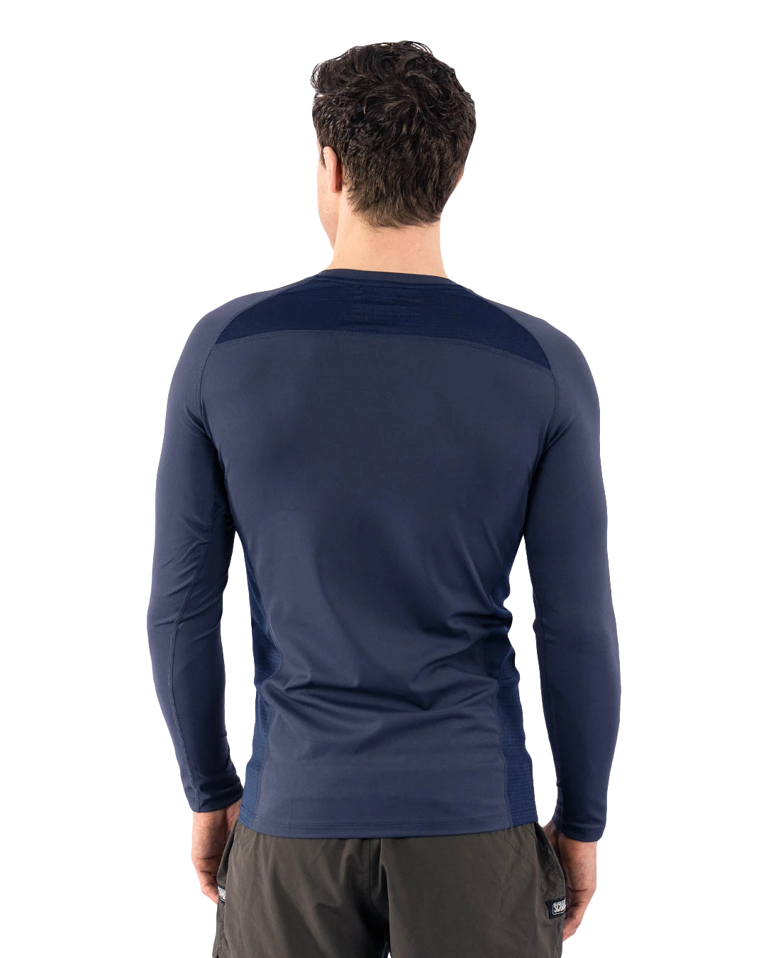SHINOBI LS COMPRESSION RASHGUARD - MIDNIGHT BLUE