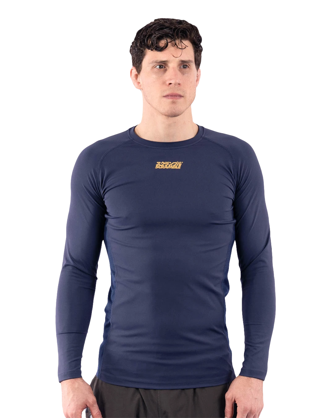 SHINOBI LS COMPRESSION RASHGUARD - MIDNIGHT BLUE