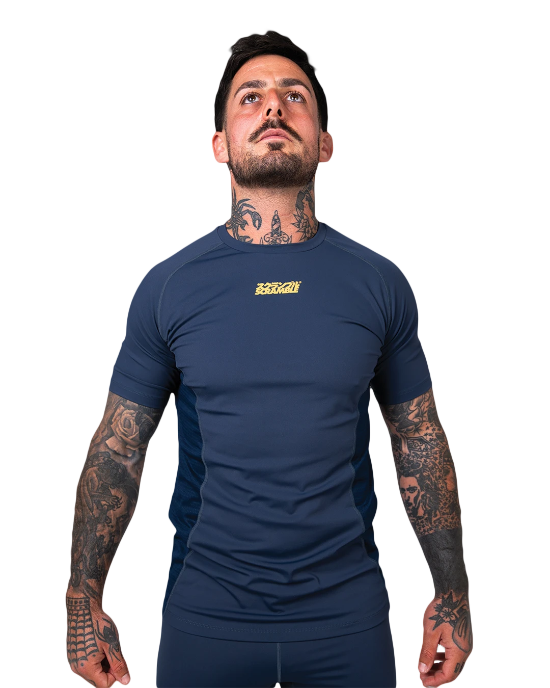 SHINOBI COMPRESSION RASHGUARD - MIDNIGHT BLUE