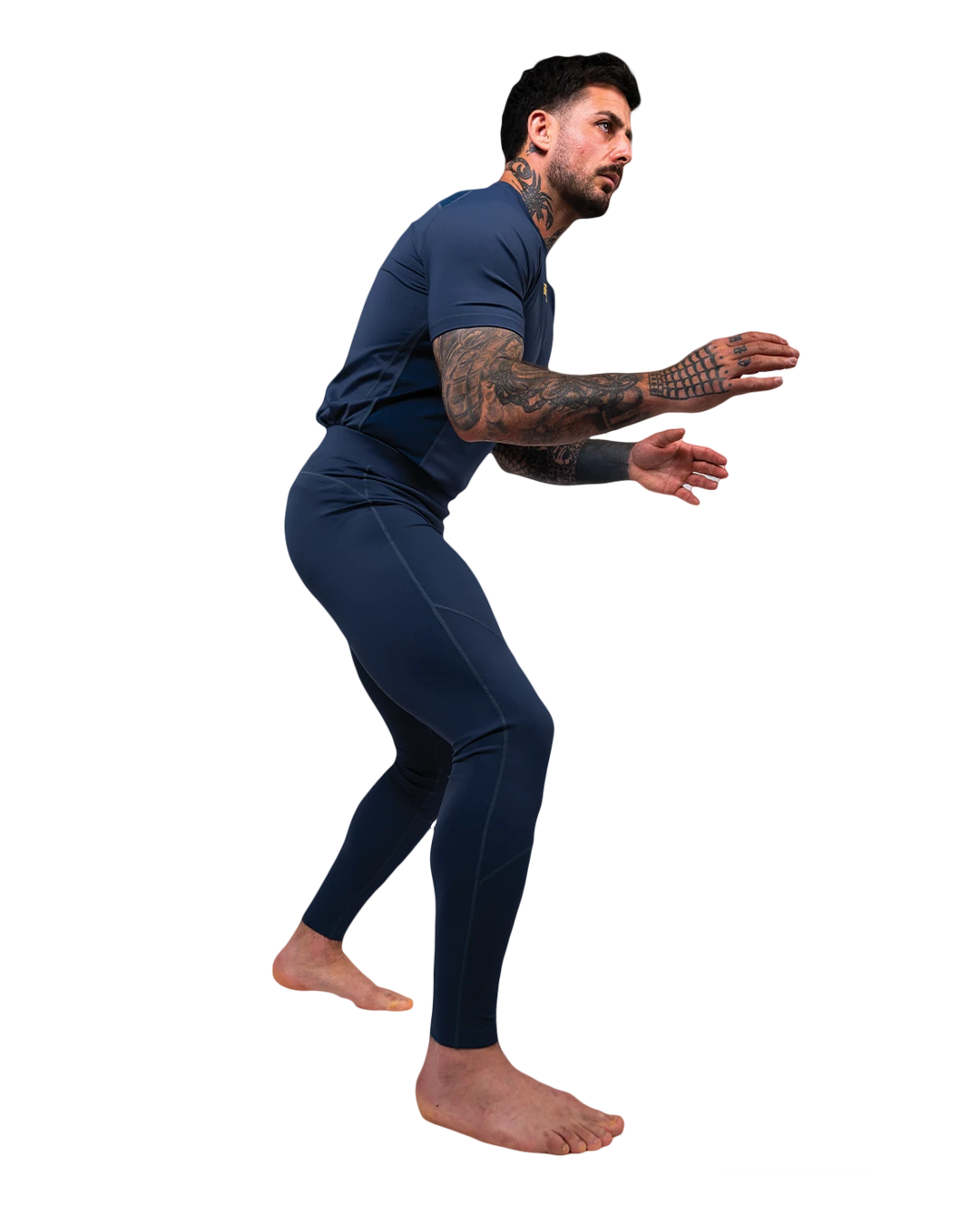 SHINOBI COMPRESSION RASHGUARD - MIDNIGHT BLUE
