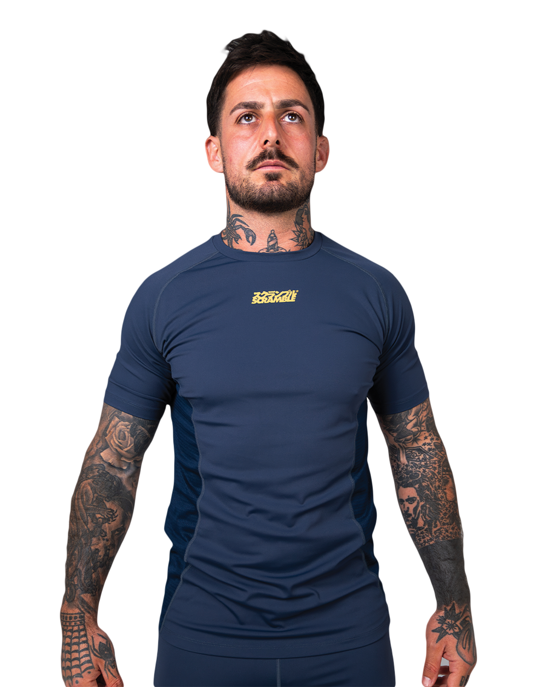 SHINOBI COMPRESSION RASHGUARD - MIDNIGHT BLUE