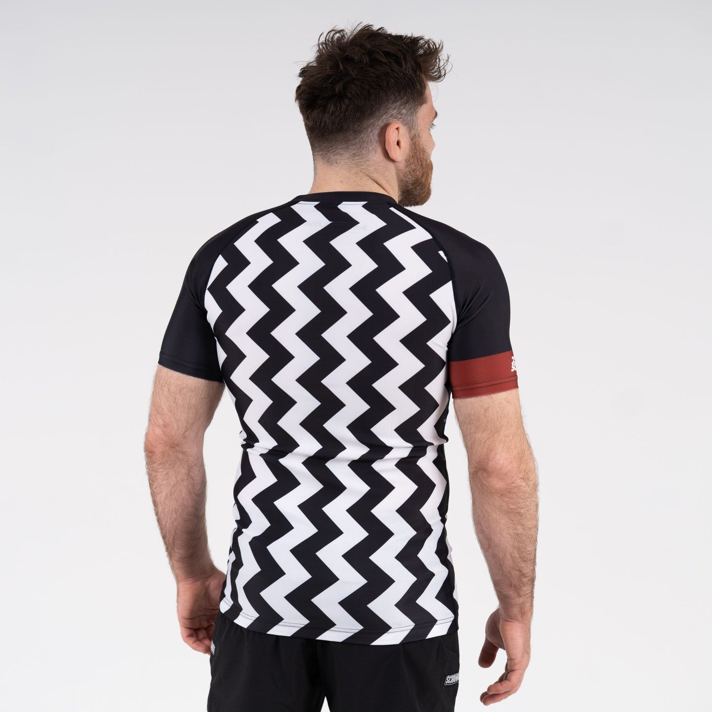 SCRAMBLE RANKED RASHGUARD V5 – BLACK