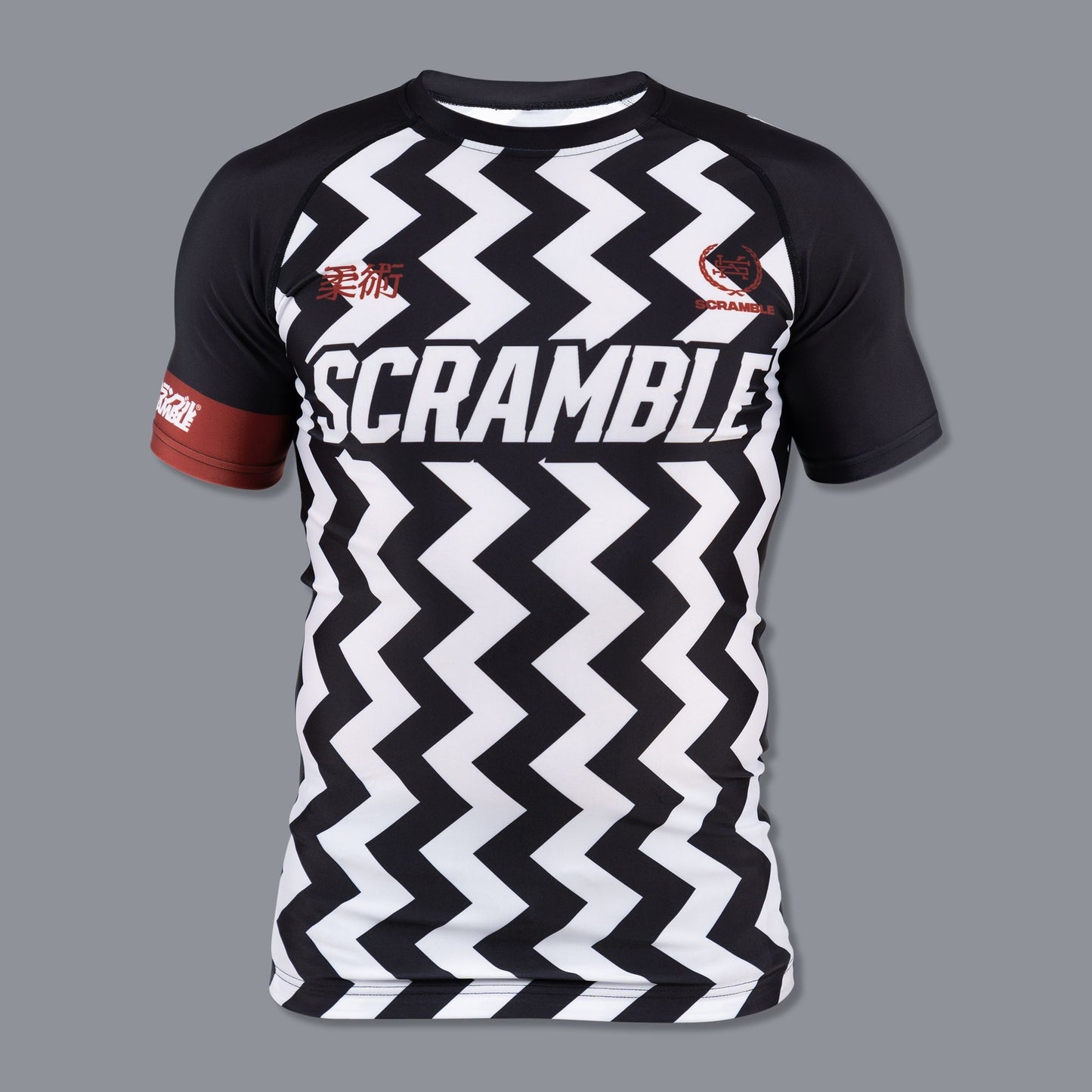 SCRAMBLE RANKED RASHGUARD V5 – BLACK