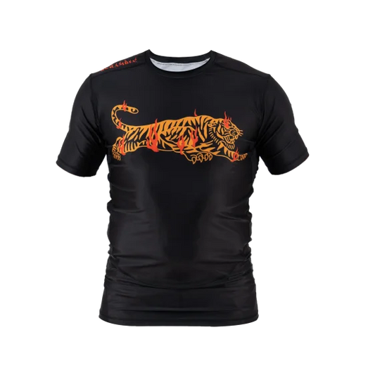 BURNING TIGER RASHGUARD