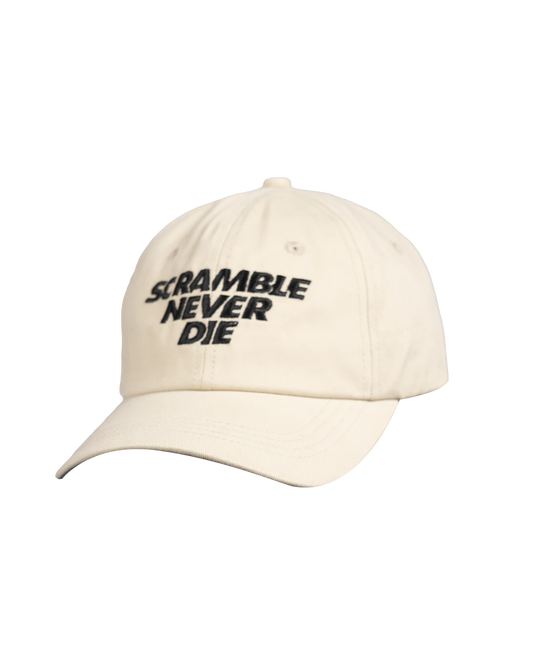 SCRAMBLE NEVER DIE DAD HAT