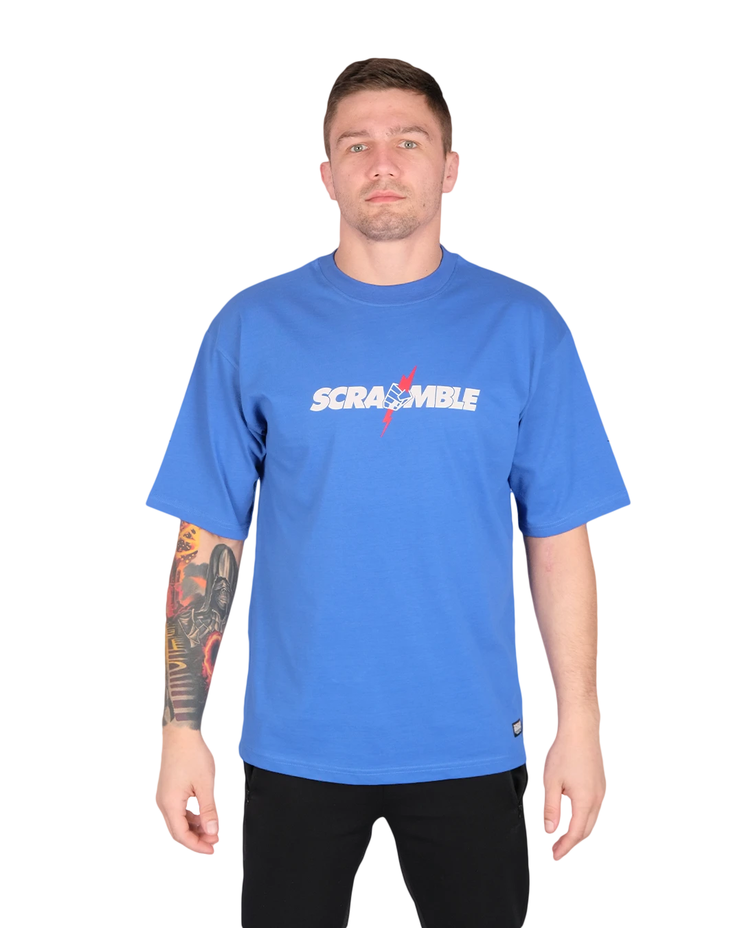 SCRAMBLE NEVER DIE TEE - BLUE