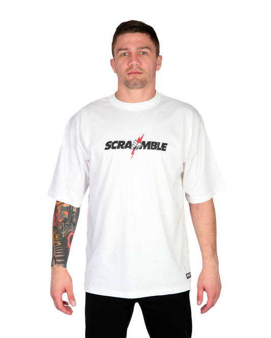 SCRAMBLE NEVER DIE TEE - WHITE